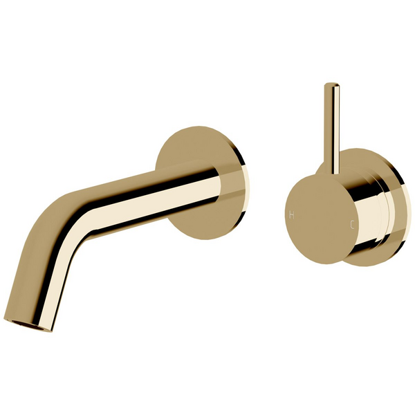 Sussex Taps Virgo Wall Basin or Bath Mixer Outlet System 150mm LUXPVD Pure Gold VGWBBMOS15001-59