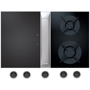 Bora Professional 3.0 2 Burner Induction & 2 Burner Gas Cooktop with Integrated Rangehood PKAS3FIG