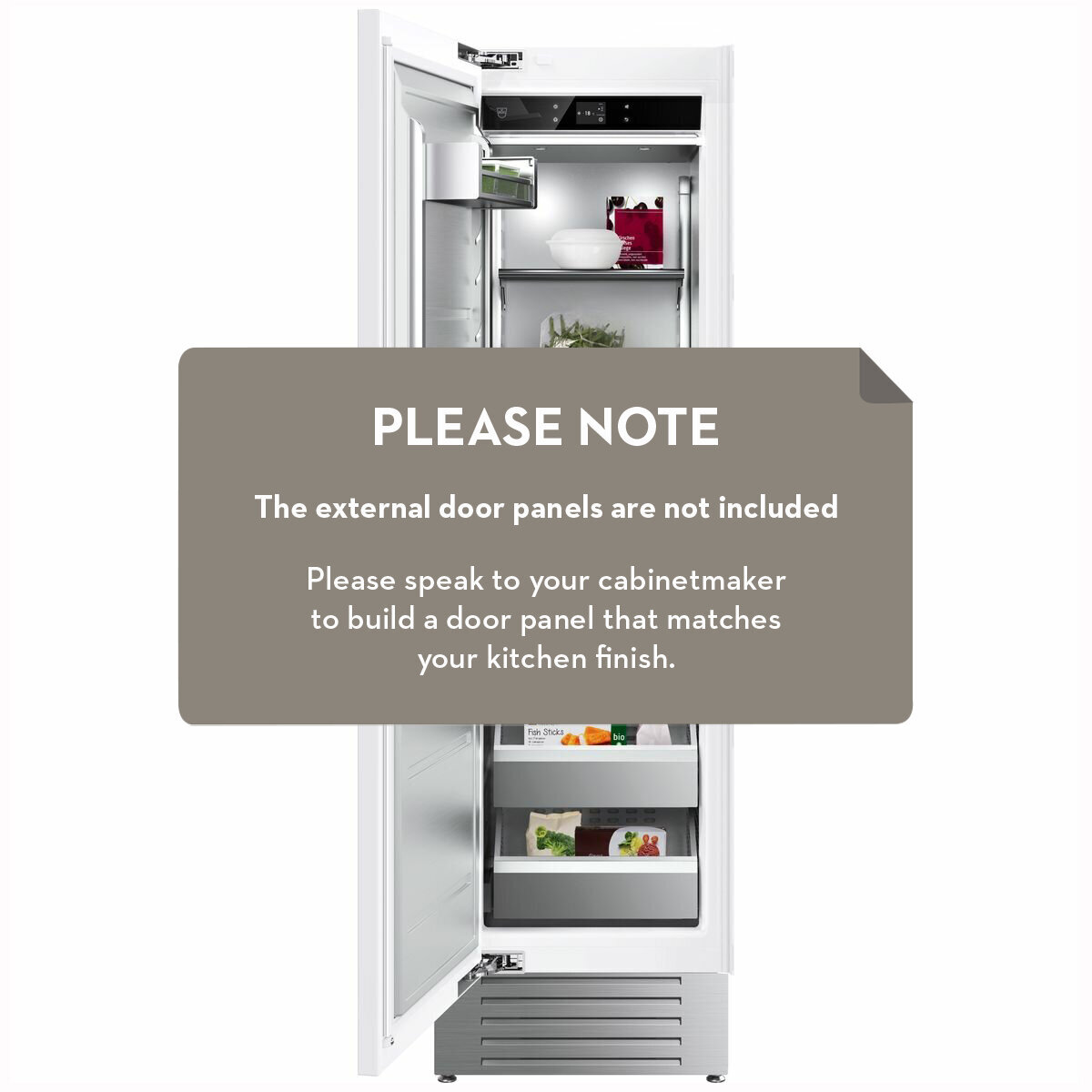 V-ZUG 331L V6000 Integrated Upright Freezer 5109900011