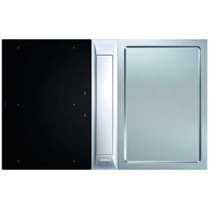 Bora Professional 3.0 Surface Matte Induction and Stainless Steel Tepan Cooktop with Integrated Extractor PKAS3FITR
