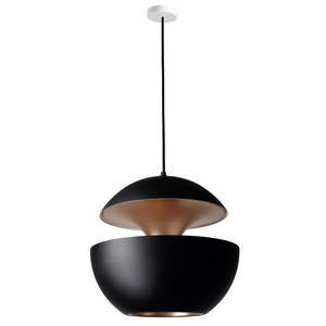 DCW Editions Here Comes The Sun 450 Pendant Light - Black and Copper HCS450BLCOP