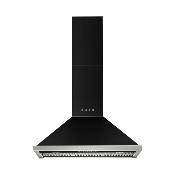 Smeg 90cm Portofino Decorative Wall Rangehood Anthracite KCU94AN