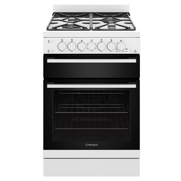 Westinghouse 60cm All Gas Freestanding Stove/Oven White WFG612WCH