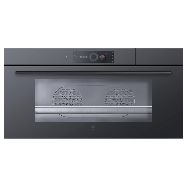Black glass oven sale