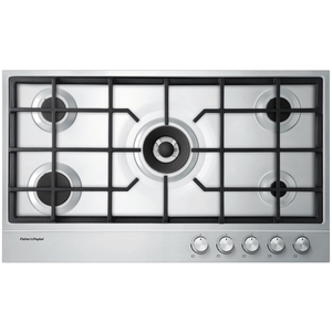 Fisher & Paykel Series 7 90cm Natural Gas Cooktop Stainless Steel