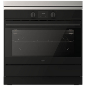 Haier 90cm Electric Induction Freestanding Oven Black