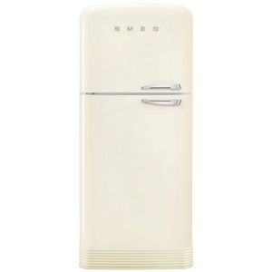 Smeg FAB 50's Style 524L Top Mount Refrigerator - Cream FAB50LCR5AU