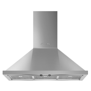 Smeg 90cm Portofino Canopy Rangehood KPFA9X