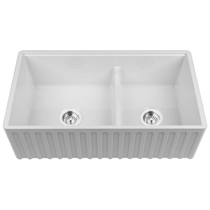 Abey Chambord Legrande Reversible 1 & 1/2 Fireclay Sink