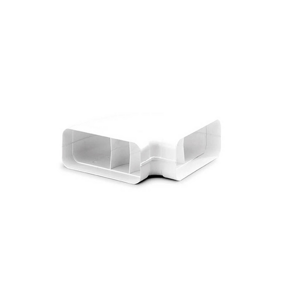 Novy Flat Exhaust Duct Horizontal Bend - 90 Degrees 1906403