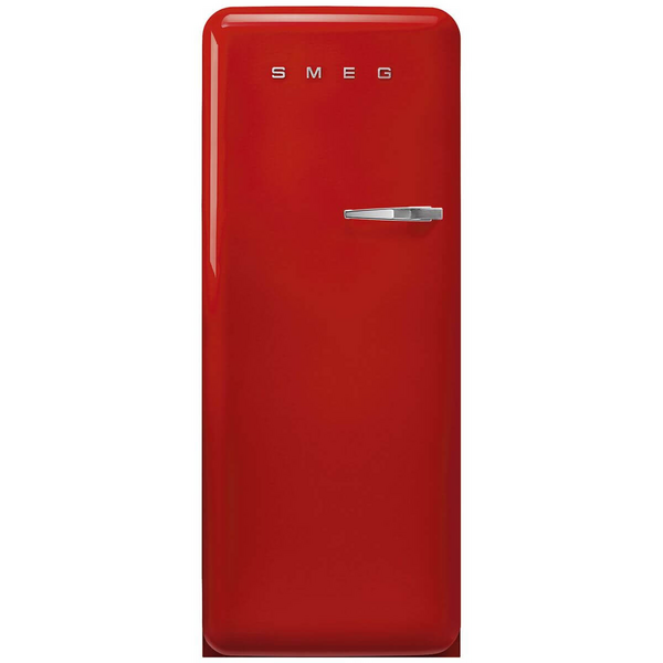 Smeg FAB 50's Style 270L Retro Refrigerator Red Left Hinge FAB28LRD6AU
