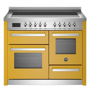 Bertazzoni Professional Series 110cm 5-Zone Induction Cooktop with Electric Triple Oven Cooker Giallo