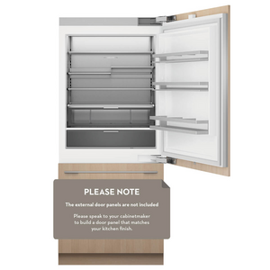 Fisher & Paykel Series 11 555L Integrated Refrigerator Freezer with Ice and Water Right Hinge