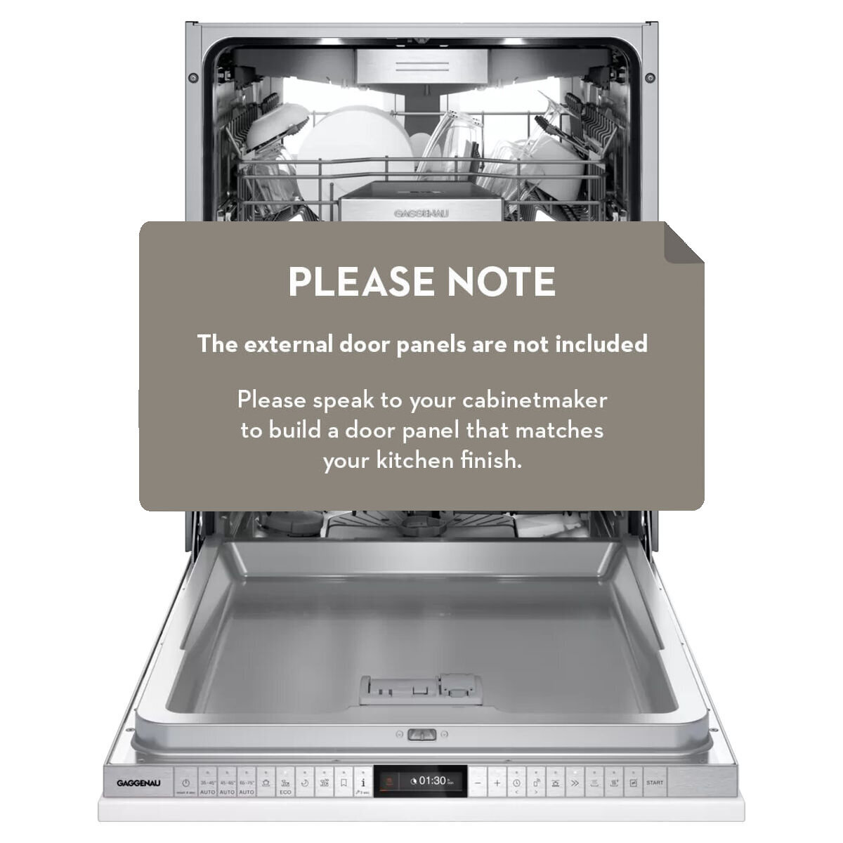 Gaggenau clearance integrated dishwasher