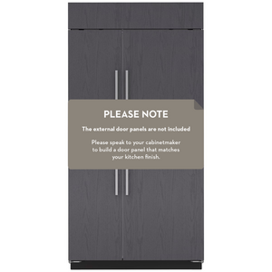 Sub-Zero Classic 757L Integrated Side By Side Fridge with Internal Dispenser -