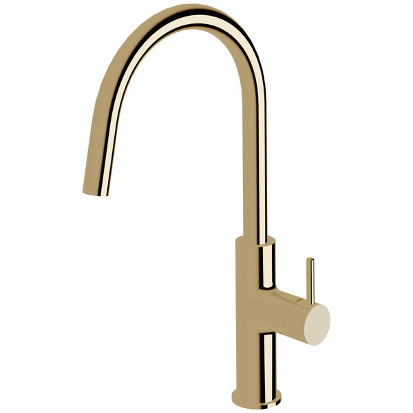 Sussex Taps Virgo Sink Mixer Tap LUXPVD Pure Gold VGSM01-59