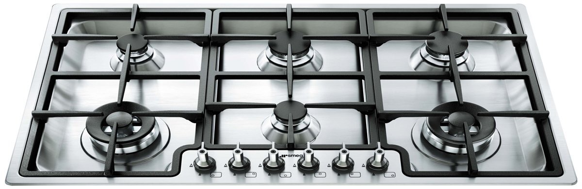 Smeg 90cm Classic Aesthetic Natural Gas Cooktop PGA96 Winning
