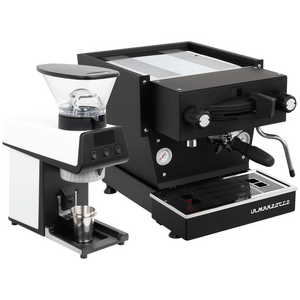 La Marzocco Linea Mini Black Home Package with White Pico WA-PACK-BW-PICO