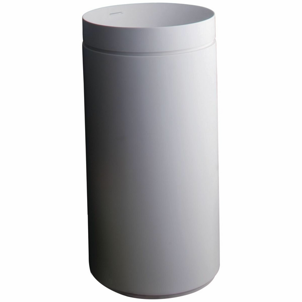 Omvivo Mono Basin With Pedestal Matte White MPANDMVSA