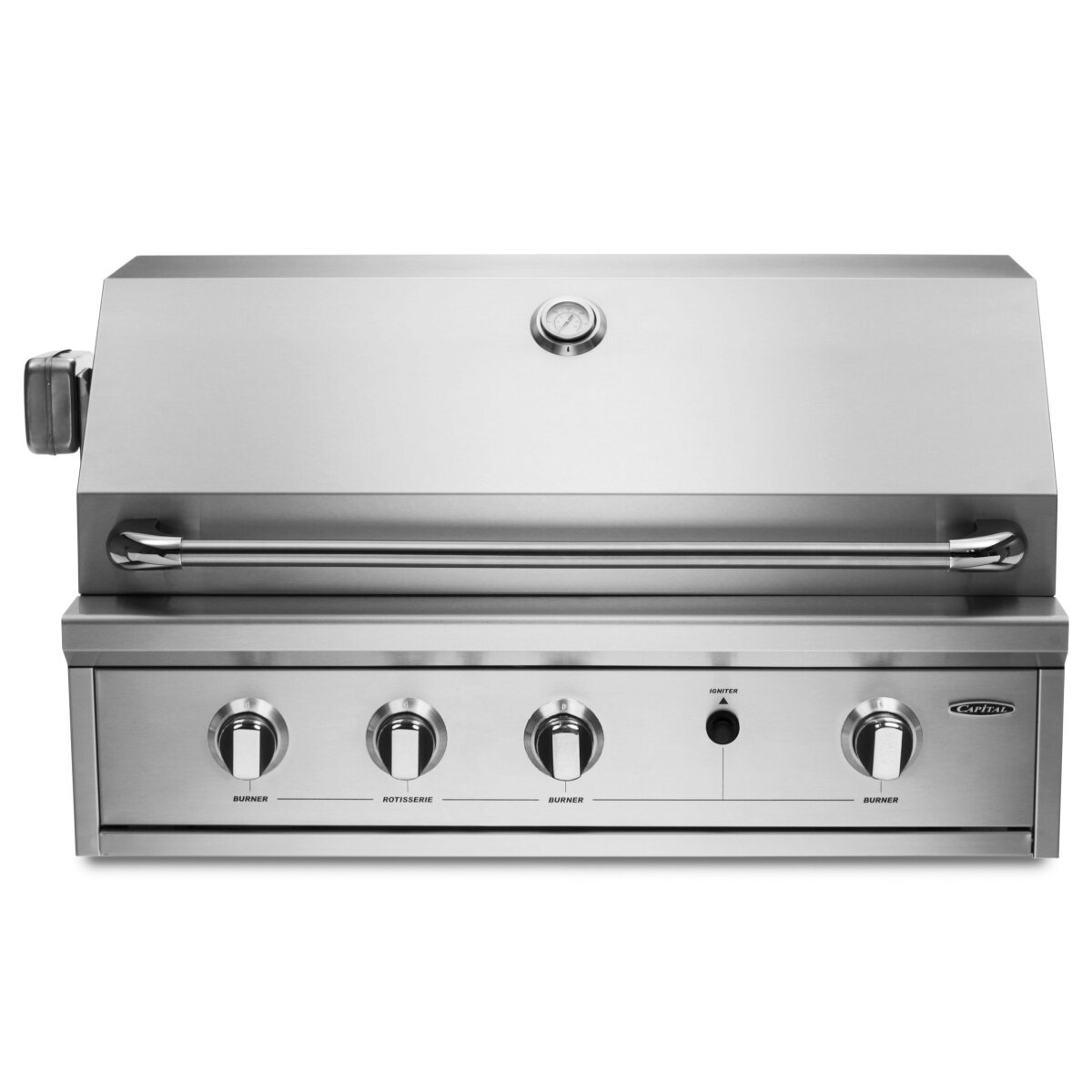 Capital 36 Inch Built In Natural Gas BBQ with Solid Flat Plate PRO36RBIN Winning Appliances