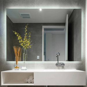 Thermogroup Ablaze 750x900 85W Backlit Rectangle Bathroom Mirror with Demister - Cool Light SS759C