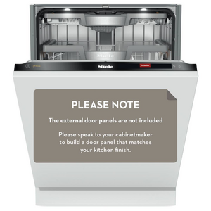 Miele Fully Integrated XXL Dishwasher with AutoDos - Obsidian Black Fascia G7989SCVIXXLK2O