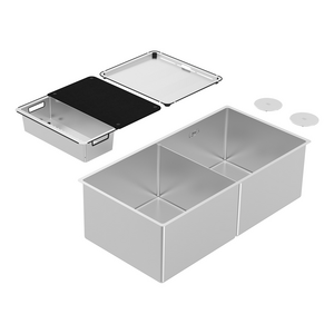 Abey Boutique Piazza Double Bowl Sink