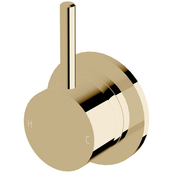 Sussex Taps Virgo Wall Mixer Pure Gold VGWM-01-59