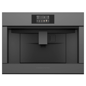 Fisher & Paykel 60cm Series 9 Minimal Built-In Coffee Maker Grey Glass