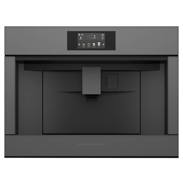 Fisher & Paykel 60cm Series 9 Minimal Built-In Coffee Maker Grey Glass EB60MSG3