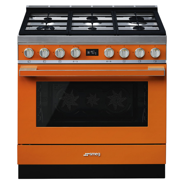 Smeg 90cm Dolce & Gabbana Divina Cucina Freestanding Dual Fuel Oven/Stove  TRA90DGC9 | Winning Appliances