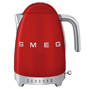Smeg 50s Retro Style Temperature Control Electric Kettle Red KLF04RDAU