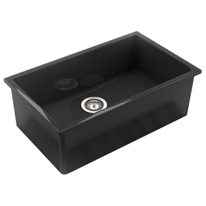 Abey Chambord Constance IV Fireclay Sink - Black