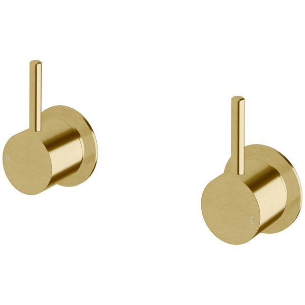 Sussex Taps Virgo Wall Top Assembly LUXPVD Brushed Pure Gold VGWTA01-60