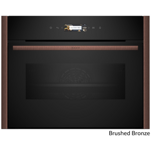 NEFF 45cm Compact Oven with Microwave Brushed Bronze