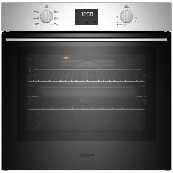 Chef 60cm Oven with AirFry Stainless Steel CVE6414SC