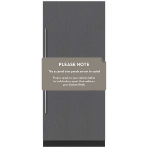 Sub-Zero Designer 655L Integrated Column All Fridge with Internal Dispenser - Right Hinge