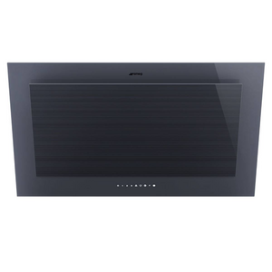 Smeg Linea 90cm Vertical Rangehood - Neptune Grey