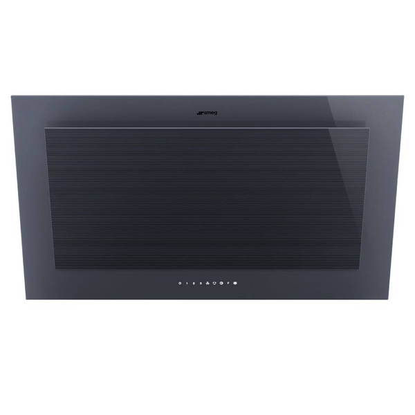 Smeg Linea 90cm Vertical Rangehood - Neptune Grey KV194G