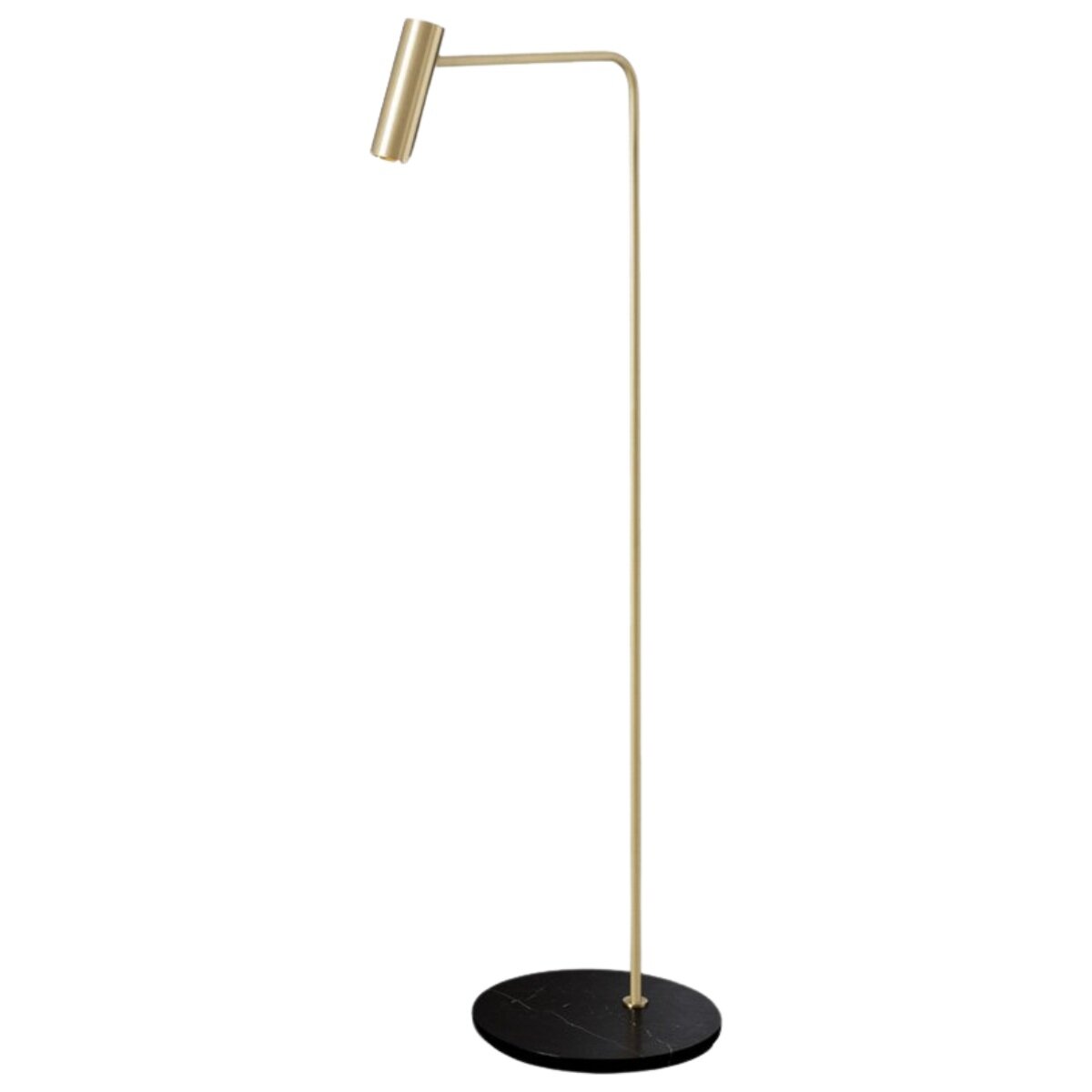 Heron black shop floor lamp