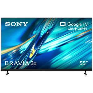 Sony 55 Inch Bravia 3 II 4K HDR AI Google TV with Gemini [2026] K55XR30M2