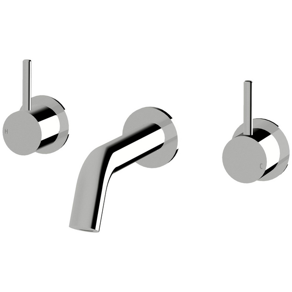 Sussex Taps Virgo Wall Basin or Bath Set 150mm Chrome VGWBBS15001