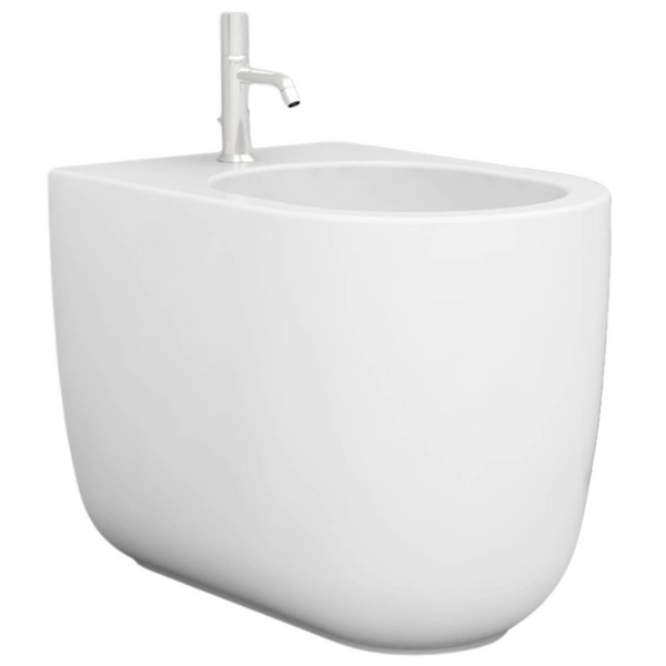 Studio Bagno Milady Wall Faced Bidet 1 Tap Hole - Matte White MIL005MW