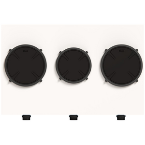 Pitt Cusin Series- 3 Burner Induction Cooktop Black CUSIN3BTF-I