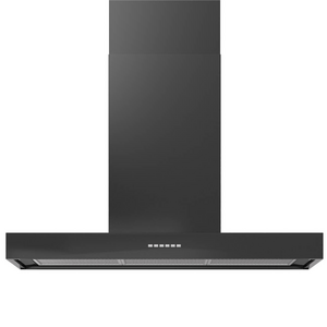 ILVE 90cm Matte Graphite Black Wall Mounted Canopy Rangehood