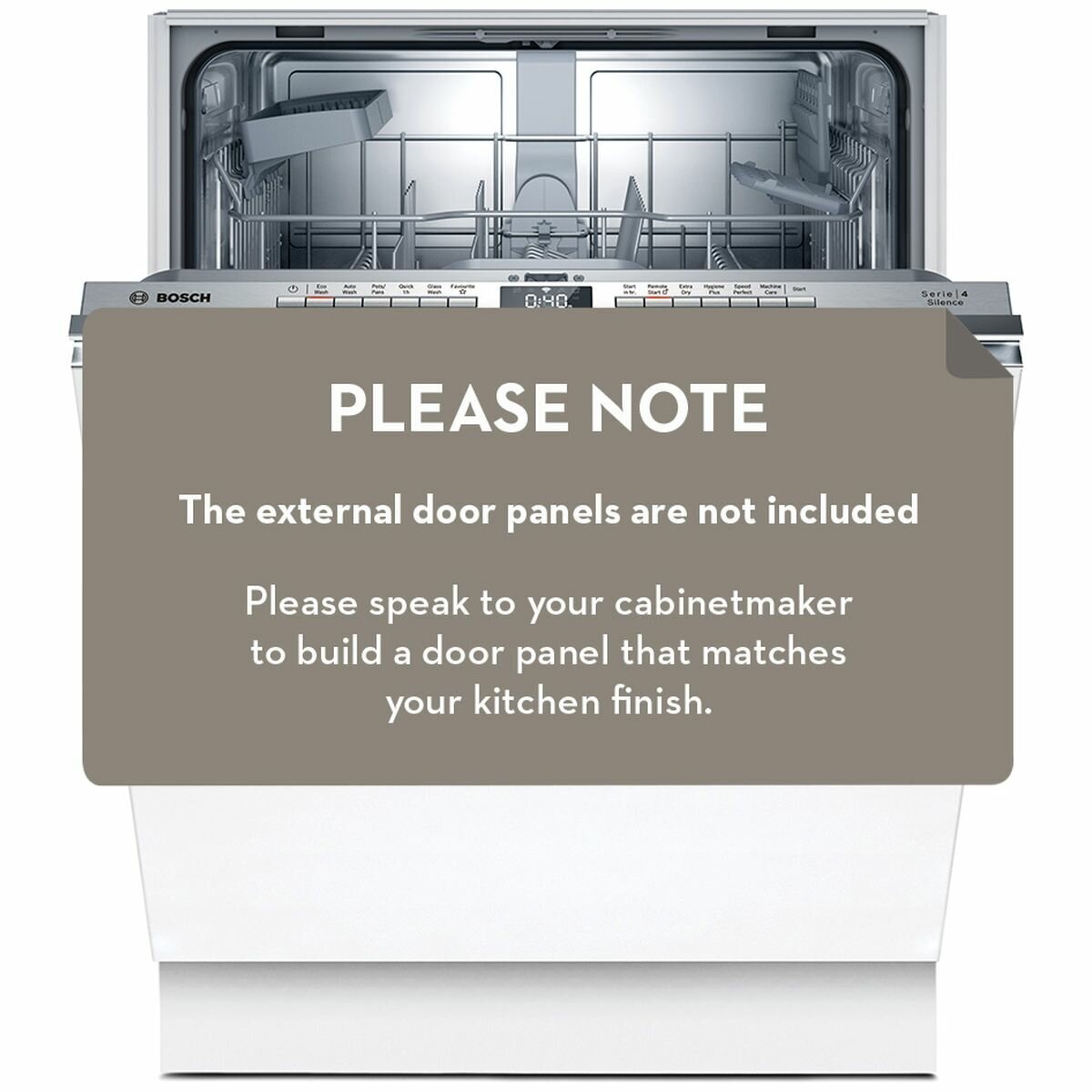 Fitting a bosch sales integrated dishwasher