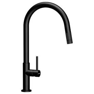 Abey Schock Talia Pull Out Kitchen Mixer Tap with Jet Spray Black