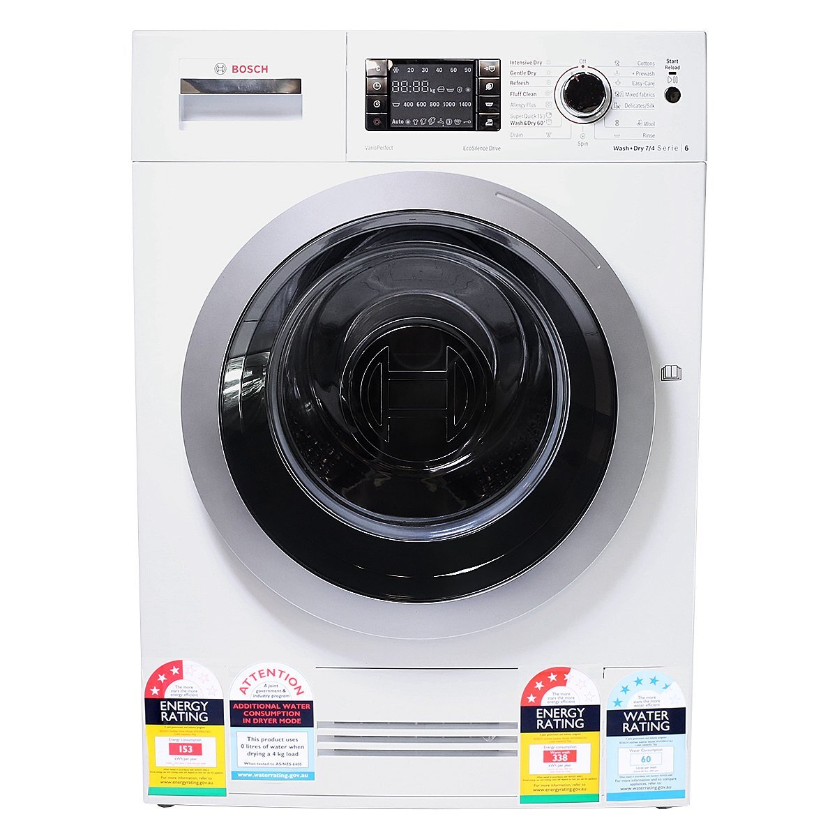 Bosch integrated washer dryer series 6 top