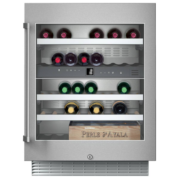 Gaggenau 34 Bottles 200 Series Built-In Wine Cooler - Stainless Steel RW404264