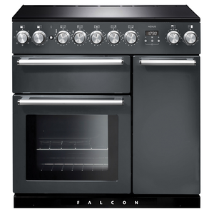 Falcon 90cm Nexus Freestanding Electric Oven/Stove Slate and Chrome